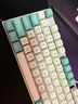CHERRY 樱桃KC200 108键有线机械键盘 商务办公家用游戏键盘 PBT键帽全尺寸键盘键鼠套装 青白薄荷味 红轴 实拍图