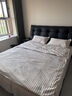 素时代四件套纯棉 100%全棉床上四件套裸睡床单被套220*240cm 咖 实拍图