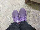 春夏老北京布鞋女单鞋飞织透气中年妈妈运动休闲鞋防滑软底跑步鞋 香芋紫 38 实拍图