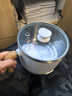 爱仕达（ASD）0涂层电煮锅宿舍小锅1.2L一人食 家用电煮锅 炒煮煎炖蒸一体锅 电蒸锅学生寝室泡面小火锅多功能锅 1.2L 米白色（不带蒸笼） 实拍图
