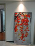 六小居玄关装饰画竖版现代简约客厅过道走廊挂画柿子图柿柿如意大气壁画 01款/万事如意 90*180CM/晶瓷画+铝合金金框 实拍图