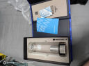 万象（WANXIANG）双层玻璃杯大容量高颜值简约商务泡茶杯带盖高硼硅玻璃杯车载便携 V49RL-钛银色 480ml 实拍图