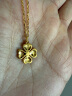 周六福黄金项链女四叶草吊坠生日礼物计价A0610846 约4.12g 40+5cm  晒单实拍图