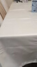 钟爱一生桌布防水防油长方形餐桌布酒店宴会布艺台布免洗 奶白色137*220cm 实拍图