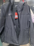 特步防泼水外套新款男夹克上衣跑步训练服户外双层风衣运动服 内敛灰-0010 L 实拍图