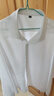 帝宾泽大码白衬衫男长袖加肥加大胖子宽松商务免烫抗皱竹纤维弹力衬衣 实拍图