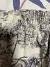 浪莎新中式雪纺裙裤女夏季薄款新款高腰水墨画国风阔腿裤子 实拍图