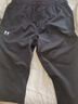 安德玛（UNDERARMOUR）男裤长裤 2025夏季新款运动裤健身训练裤宽松轻便黑色直筒裤子男 梭织快干/拉链裤脚/晒图退10 2XL 建议170-190斤 实拍图