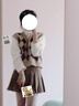 婍妡两件套jk制服套装甜辣衬衫上衣女短袖泡泡袖纯欲衬衣百褶裙 收腰短袖单衬衫 XS 77-89 实拍图