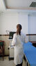 尊嘉白大褂长袖医生服白大衣夏季短袖实验服长款美容院师护士工作服 纯白无腰带（女款长袖） XXXL 实拍图