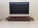 心居名家 电视柜 实木电视柜轻奢现代新中式客厅家具进口乌金木储物柜地柜 实木电视柜 甄选进口实木+大宝环保油漆 实拍图