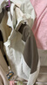 罗蒙（ROMON）三合一冲锋衣男夹克连帽外套女情侣装户外登山服1818 卡其L 实拍图