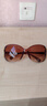 防晒眼镜女太阳镜圆脸太阳眼镜墨镜女防方脸长脸椭圆形 透茶框 实拍图