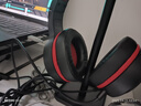 漫步者（EDIFIER）【性价比优选】HECATE G1 PRO游戏耳机USB7.1声道电竞吃鸡耳麦头戴式电脑网课办公室麦克风有线控 黑红色+耳机支架 实拍图