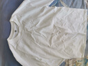 真维斯（Jeanswest）纯棉圆领长袖T恤女春秋季新款舒适透气打底衫内搭白色纯色上衣 白色【春季】 2XL 【建议135-150斤】 卡码拍小 实拍图