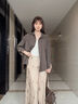 小野和子防晒衬衫2025夏季新款冰丝防晒衣高级时尚防晒服夏季轻薄款外套 【轻薄抗皱】茶褐棕 M （168-175cm，110-130斤） 实拍图