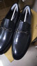 宾度（J.Benato）【品牌旗舰】皮鞋男牛皮男士套脚商务正装鞋时尚休闲婚鞋 黑色(欧码) 39 实拍图