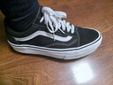 VANS范斯官方 Old Skool Platform酷感黑厚底增高女鞋板鞋低帮 黑色 40.5 实拍图