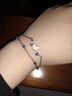 晗妤纯银蝴蝶手链女款轻奢小众女士闺蜜情侣百搭手镯送女友生日礼物 恋恋鲽语手链 925银 实拍图