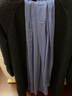 杭丝路纯色真丝丝巾女围巾女纱巾防晒披肩多色可选妈妈生日母亲节礼物 气质蓝紫色(175*65cm) 实拍图
