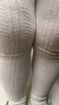 全棉时代儿童连裤袜开学季女宝宝舞蹈袜透气女童 无荧光尽白100cm 实拍图