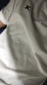 特步（XTEP）运动短袖t恤男速干衣夏季新款冰丝健身上衣宽松休闲薄款跑步半袖 珍珠白-纯棉款 L 175 实拍图