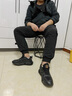 森马男鞋2025夏季新款休闲百搭老爹鞋男士跑步运动鞋子青少年轻便软底 黑金单鞋 44 实拍图