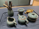 祥业哥窑功夫茶具整套装泡茶壶盖碗茶道六君子乔迁中秋节送礼伴手礼 哥窑茶具套装（安全包装） 12头 实拍图