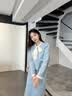 香影蓝色小香风套装裙女2026秋季新款千金感赫本风法式裙子两件套 蓝色 S 实拍图