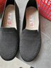京睿飞织聚氨酯底老北京布鞋女单鞋妈妈鞋一脚蹬软底41大码鞋 黑色桃心 36 实拍图