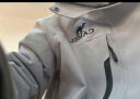骆驼（CAMEL）三防冲锋衣户外登山服防水防风防污三合一保暖时尚运动外套 A9W114120-1X，暖白，女 XL 实拍图
