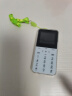 酷维（KUWEI）S9 迷你学生卡片手机 戒网无游戏 4G全网通 双卡双待移动联通电信 防沉迷备用儿童小学初中专用 珍珠白 4G全网通 定位版【微聊定位+无游戏+上课免打扰】 实拍图