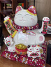 智汇招财猫开业大摆件自动招手电动摇手大号陶瓷新店开业大吉乔迁礼物 【黄金万两】 34*26*33-语音 【礼盒+坐垫+围脖】电池插电两用 实拍图