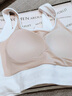 维多利亚的秘密（Victoria's Secret）杨幂同款 可外穿Logo针织背心文胸运动内衣无钢圈女 95D1白色-复古方领 11228101 L （36C/36D/38A/38B/38C） 实拍图