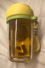 乐扣乐扣（LOCK&LOCK）磁弹杯 玻璃水杯泡茶杯磁吸茶水分离杯子男女户外便携 550mL黄色 实拍图