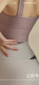 莫代尔运动内衣女高强度健身跑步防震瑜伽服一体美背心式聚拢文胸L 实拍图