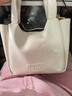 梵昇昱包包女新款时尚百搭水桶包复古斜挎包简约上班手拎手提单肩包 水桶包【杏色-无挂件】 实拍图