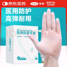 可孚一次性手套医用防护手套食品级透明防水洗碗pvc手套50只/盒-M码 实拍图
