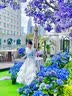 雪茜曼网纱蕾丝白色长裙女2026春夏新款重工不规则A字蓬蓬蛋糕裙 实拍图