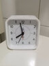 得力（deli）闹钟 学生儿童迷你闹表卧室床头简约静音夜灯时钟 时尚简约 8851象牙白 实拍图