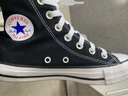 匡威（Converse）官方All Star经典帆布男女高帮休闲运动鞋黑色101010 101010/黑色 36 实拍图