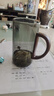 泥也泡茶杯玻璃水杯耐热高硼硅喝茶杯透明木把防烫手家用绿茶杯 实拍图