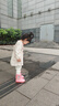 牧萌（moremerry）儿童雨鞋男女童宝宝防滑小学生水鞋小童雨靴 精灵兔松紧口 15码 实拍图