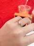 喜钻现货闪发-铂金钻戒女求婚结婚钻石戒指六爪婚戒送女友生日礼物 【现货推荐】50分IJ色SI（40+10） 实拍图