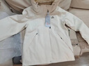 伯希和（Pelliot）【成毅同款】经典2.0山野冲锋衣三合一外套户外夹克防水登山服 【女款】暖日白/两件套 M 实拍图
