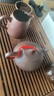 徐保国 【销量10万+】宜兴紫砂壶手工茶壶父亲节礼物泡茶壶 紫泥仿古壶 徐保国 球孔 紫泥光素石瓢 实拍图