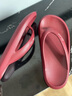 朴西居家室内女士凉拖防滑舒适一体成型浴室沙滩人字拖情侣拖鞋男士 安哥拉红 新年热销色 38-39 实拍图