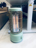 星钻（Xingzuan） 星钻鸟笼取暖器家用复古网红电暖炉烤火炉笼远红外碳素烤火器日式小太阳电暖气 NRK复古绿【1档600W】 实拍图