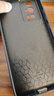 尚苏 适用 红米K60手机壳Redmi K60Pro保护套防摔镜头全包软壳简约轻奢羊巴皮硅胶外壳女男款皮套黑色 实拍图