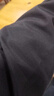 罗蒙（ROMON）夹克男潮流冬季商务行政立领休闲防风加绒外套男装JK83黑色2XL 实拍图